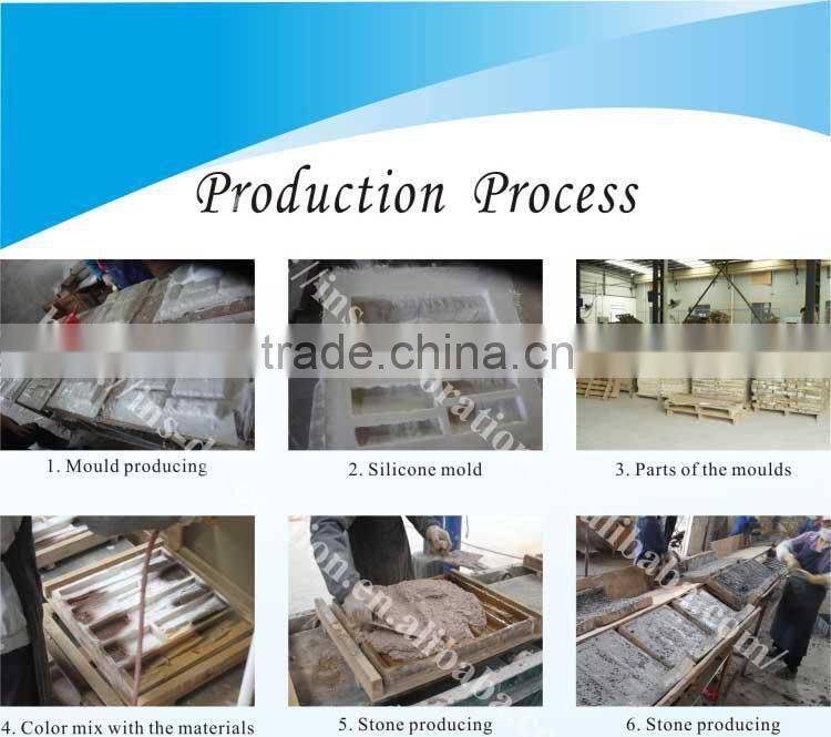 Decorative stone tv wall decor