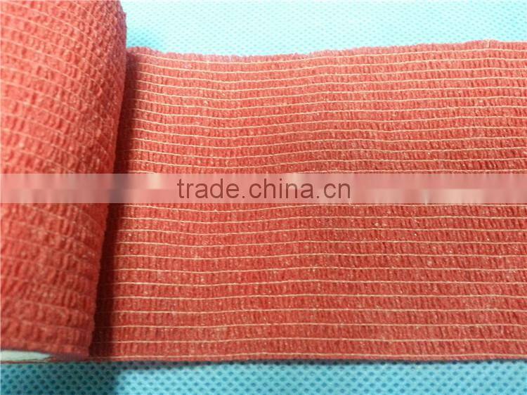 Nonwoven horse care self adhesive vet wrap elastic cohesive bandage