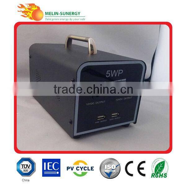 10W home solar panel kit solar lighting kit