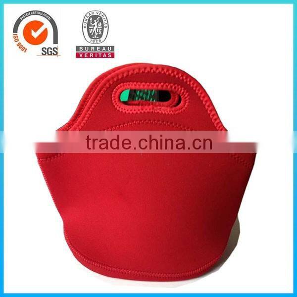 Customize neoprene lunch cooler bag with zipper