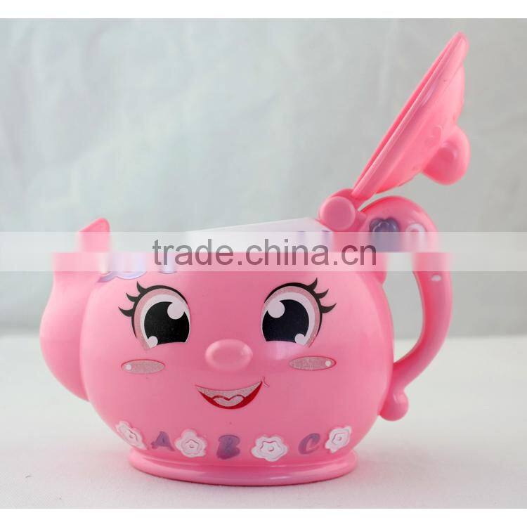 Funny plastic tea set toys for kids