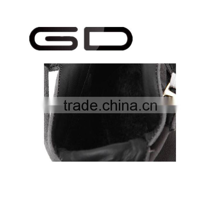 GD high quality suede material comfortable breathable lining booties shoes for women