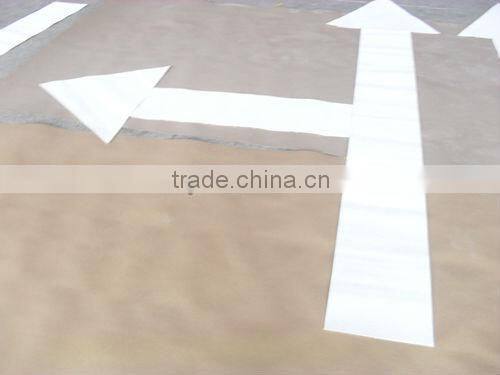 Road safety adhesive warning tape yellow reflective marking tape