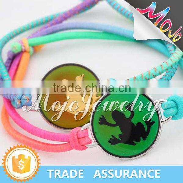 Sea Turtle Gold Sticker Pattern Round Silver Plated Mood Charm Jewelry