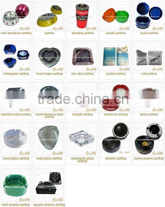 mini shape cheap price tinplate ashtray
