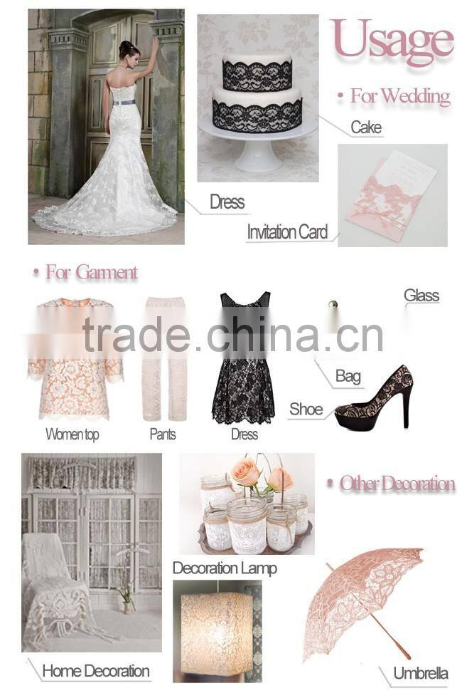 Quality Wedding Dresses DIY Mesh French guipure bulk cheap Lace Fabric