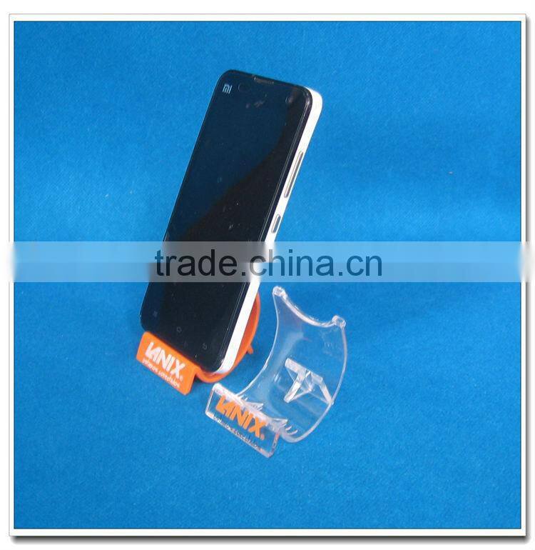 Mini universal desktop cell phone holder