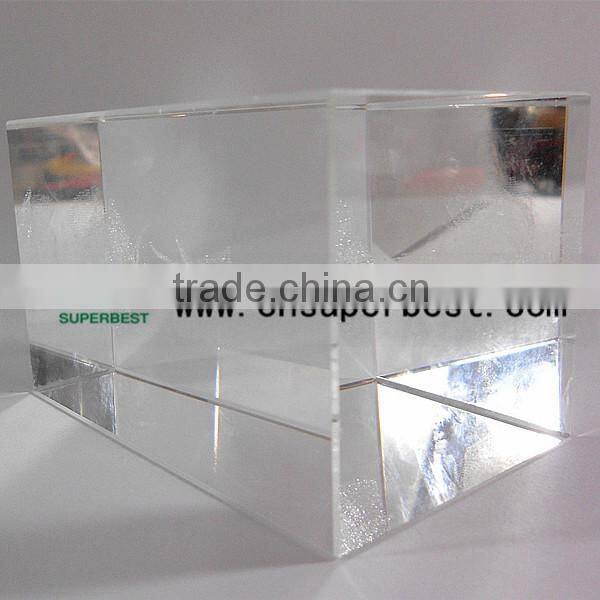 Alibaba China Clear Acrylic Block With Rose
