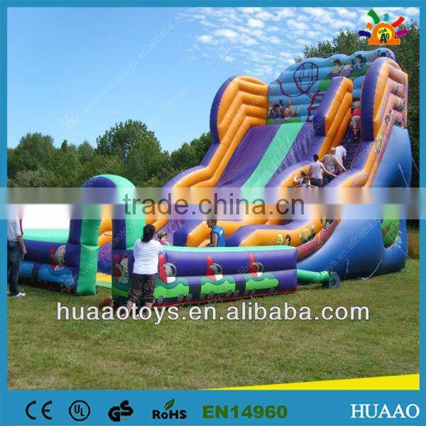 Hot sale cheap giant inflatable bouncer/slide for kids and adult