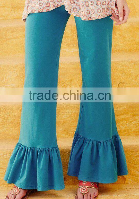 Women Shirt And Pant Color Combinations Women's ruffled capri Pants