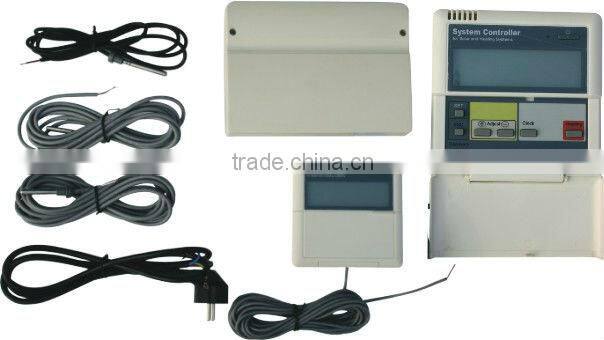 Working station for split solar collector system include circulation pump,intelligent controller,expansion vessel