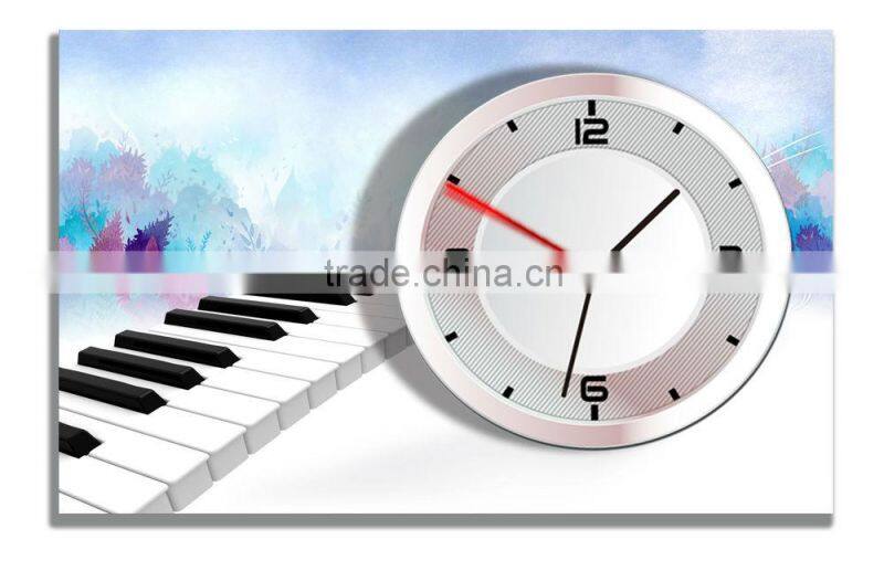 Last style antique piano wooden wall clock