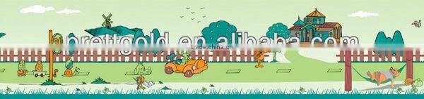 New fashion self adhesive decorative wall border for kids bedroom B1037
