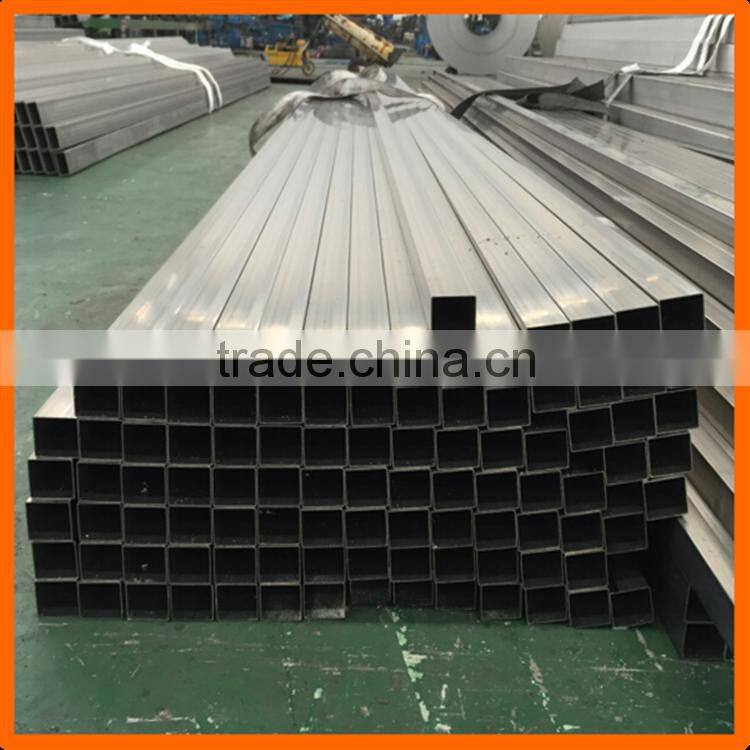 Top quality 304 stainless steel rectangular tube