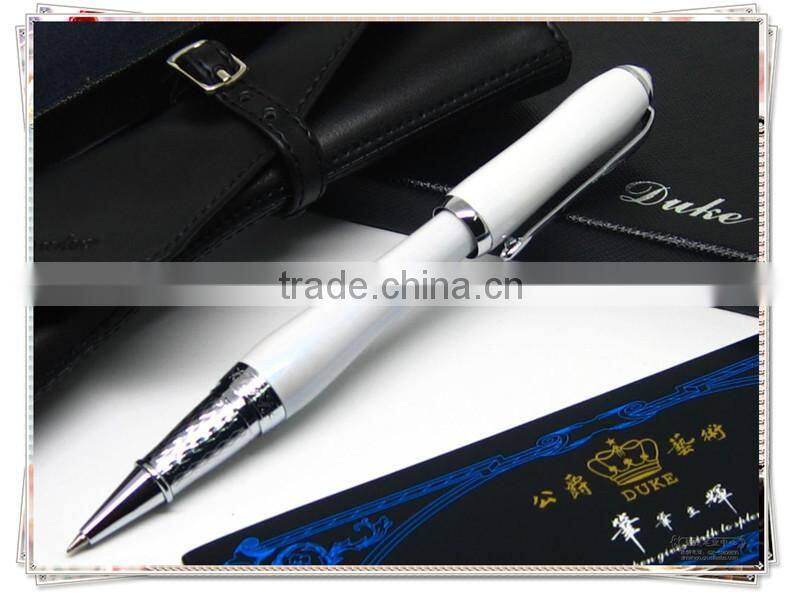 2014 Unique design Duke Gentleman Elegant black ball pen, good present pen for women