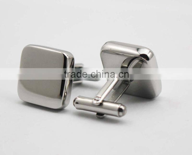 Mens custom logo cufflinks jewelry factory stainless steel custom cufflinks