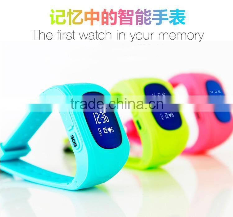 Colorful wrist watch waterproof gps smart watch 2015 for kids