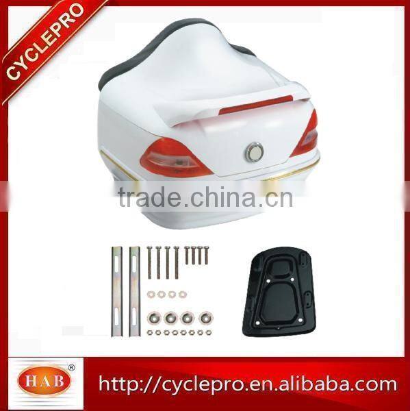 2016 hot sell OEM quality 35L PP Rear Luggage Box of Motorbike Motorcycle Tail Box wholesale Motorcycle Tail Box/ Tail Case/Bicy
