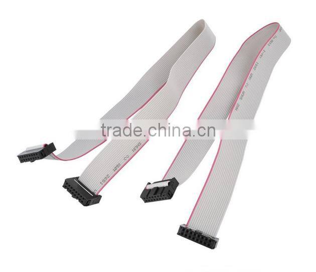 2.54mm Pitch 2x8Pin 16Pin IDC Flat Download Program Ribbon Cable 300mm 12-inch