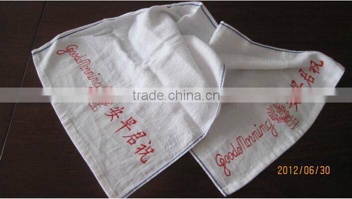 manufacturers cheap cotton white 96 good morning towel for sale