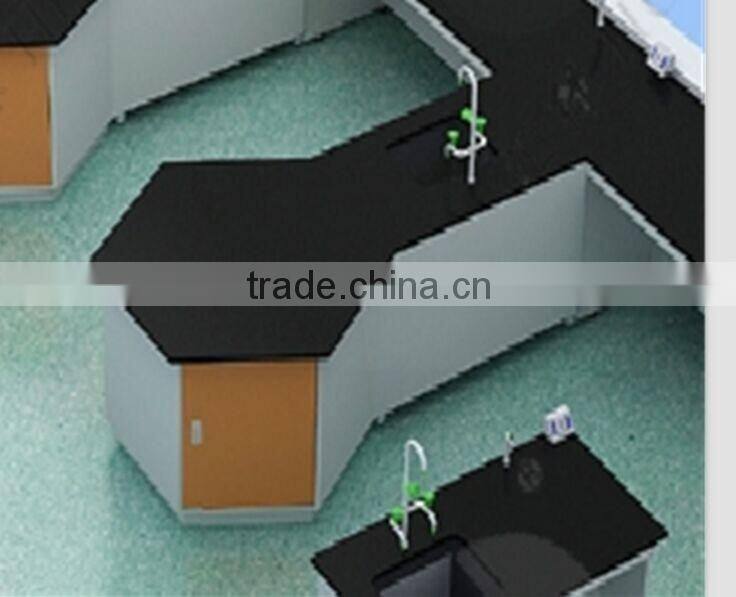 Customized ! lab corner table resin table