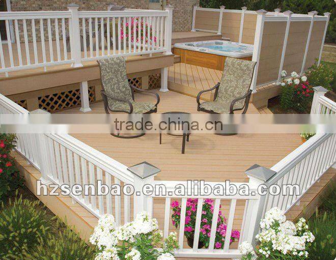 2012 New White WPC Guardrail Column Fence