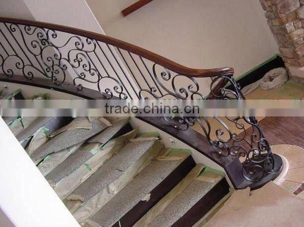 Top-selling wrought iron interior stair handrails
