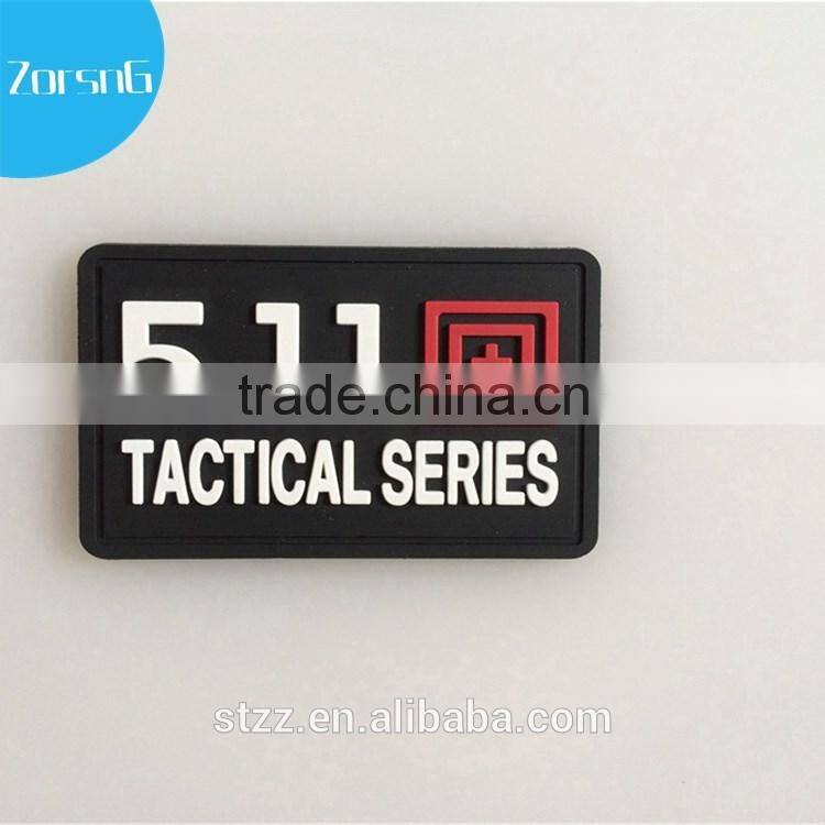 Custom double sides rubber logo clothes zipper puller