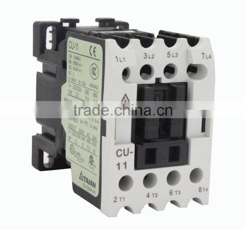 CU-11 single pole overload relay protection magnetic electric AC cotactor