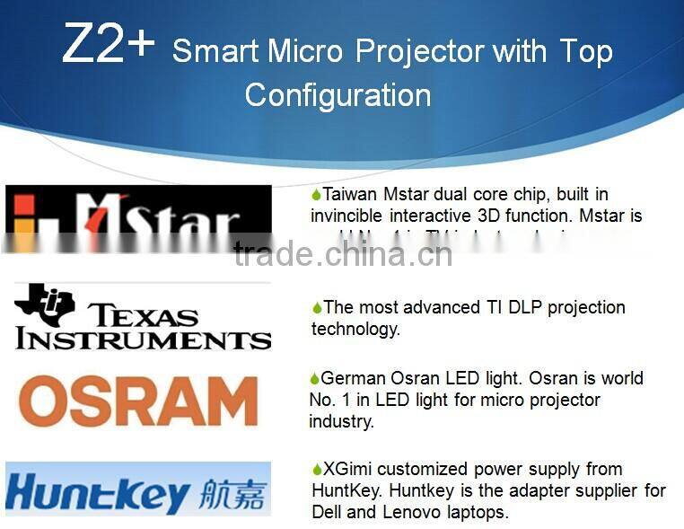 hot heat sells in! China best blue HD 3D 2205P Smart LED Multi-Media Projector Multi-Media wifi Anorid 4.2 Projector