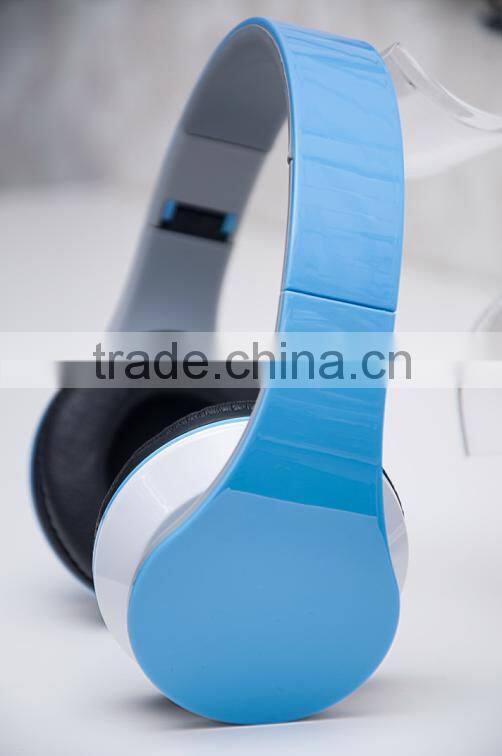 colorful wilred bluetooth headset foldable headphone for mobile phone and computer