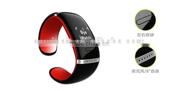 2014 hands free smart bluetooth bracelet with vibration and caller id WT-21