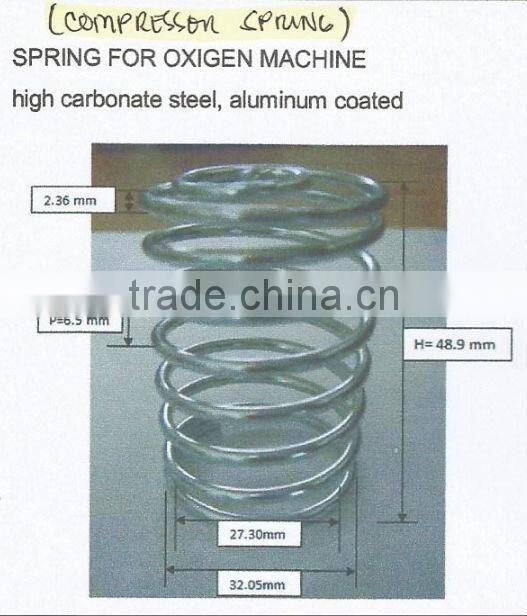 Compression Load Type and Stainless Steel Material compressor springs