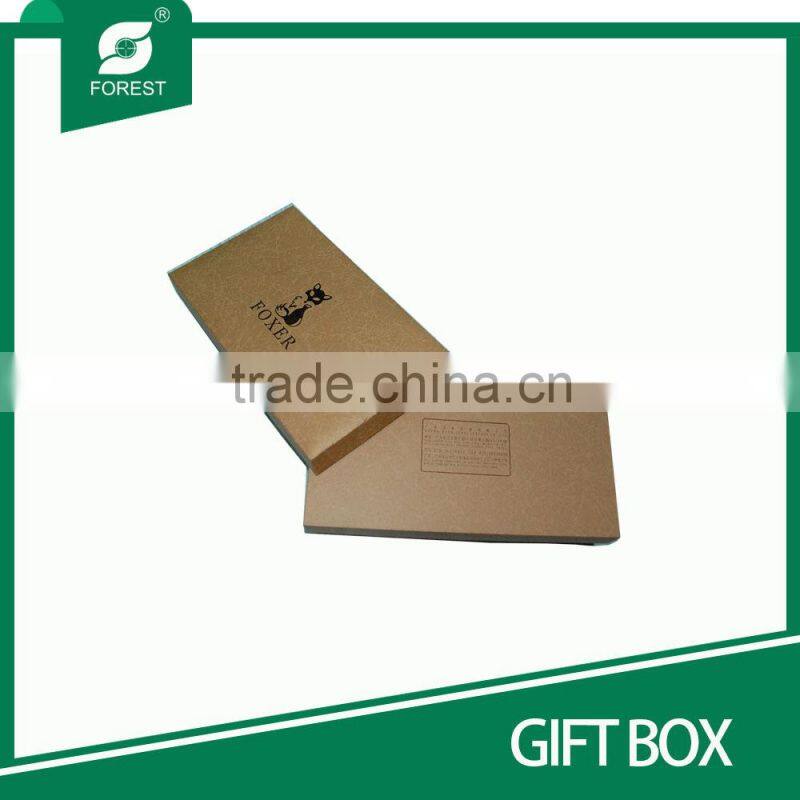 2015 POPULAR BROWN CARDBOARD GIFT BOXES FOR PACKING SCRAF WITH HIGH QUALITY
