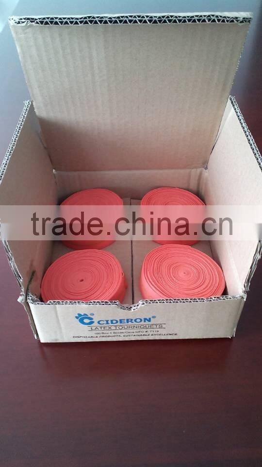 Point -continued orange Latex free tourniquet