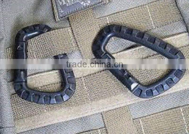 Yukai plastic bag parts products black Dee wiregate carabiners for bags accessories