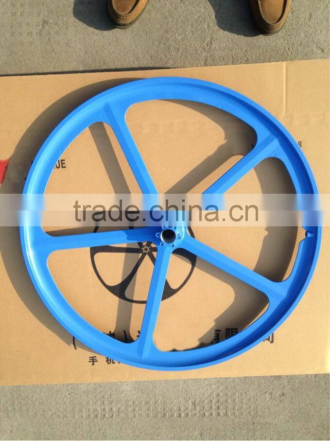 2016 fixie bike magnesium alloy aerospoke wheel wheelset china factory