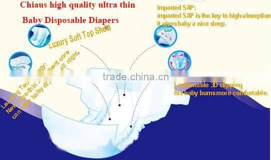 Chiaus best selling baby diapers stock on sale