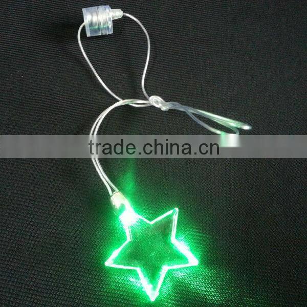 led flashing magnet dolphin necklace