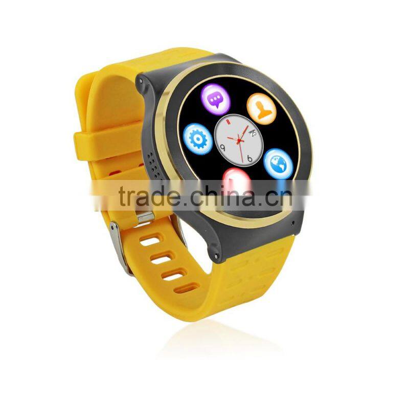 2016 new and hot selling android 5.0 WCDMA 3G watch phone;WIFI; MTK6580M; GPS; BT4.0; quad core; 5.0M pixel;