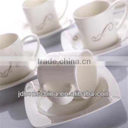 2014 hot sale hotel restaurant fine bone china coffee cup