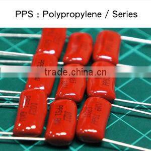Factory Brand Axial Lead 22PF 50V Polystyrene Film Capacitor