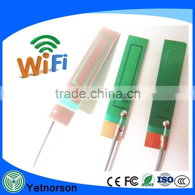 Factory Price good performance 2.4g internal wifi patch antenna with 1.13 cable