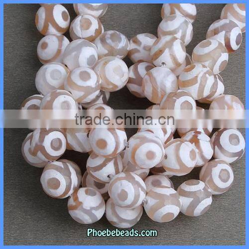 Wholesale Hot 10mm Round Onyx Evil Eye Agate Beads PBS-A1021