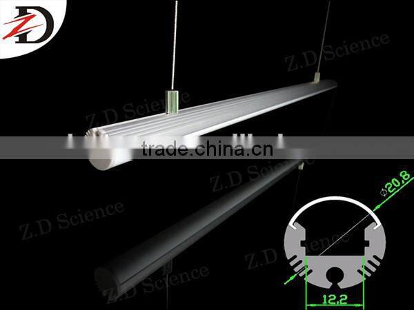 China Round Shape Aluminum Profiles for LED Strip Lights