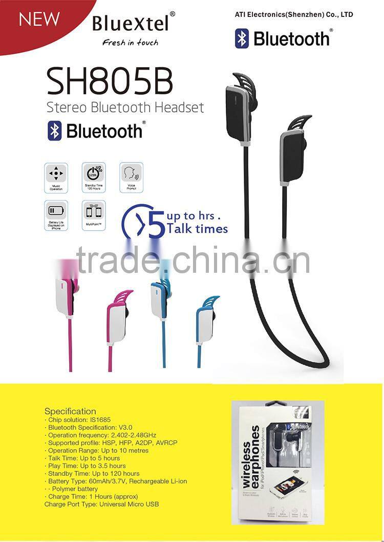 Birthday Gift Ideas Wireles Bluetooth Noise Cancelling Computer Custom Pvc Earphone