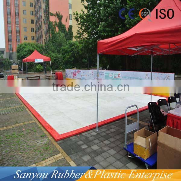high quality high density polyehylene ice rink bakyard arena/hockey ice skating rink china suppliers
