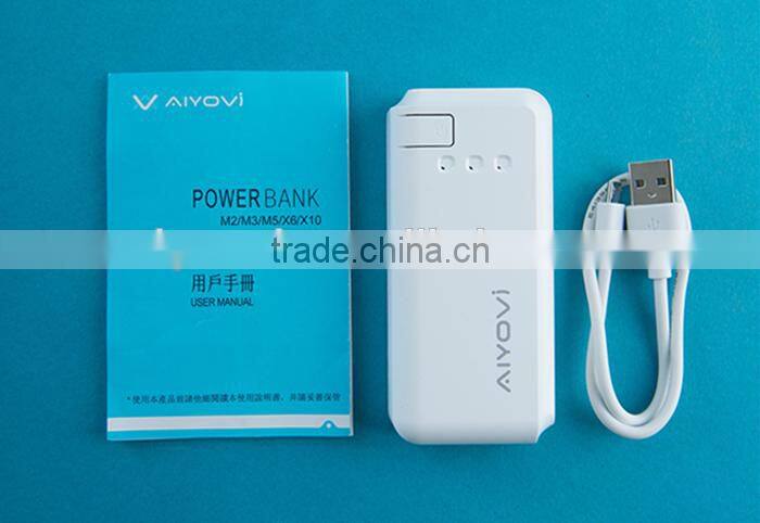 2015 New gift Phone accessory colorful 5000mah intelligent power banks for Mobiles