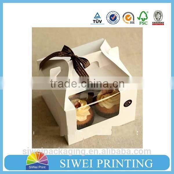 fashion decorative customize paper cake box