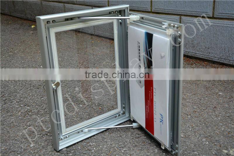 Outdoor Waterproof Lockable Poster Frame with Poly Carbonate clear window